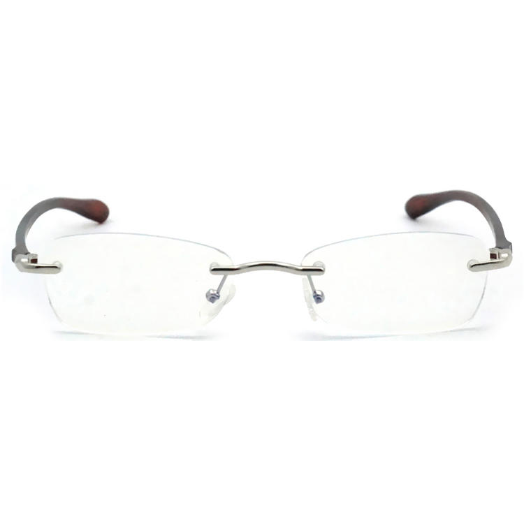 Dachuan Optical DRM368009 China Supplier Rimless Metal Reading Glasses With Metal Hinge (7)